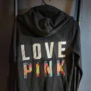 Pink Victoria's Secret Zip Up Hoodie